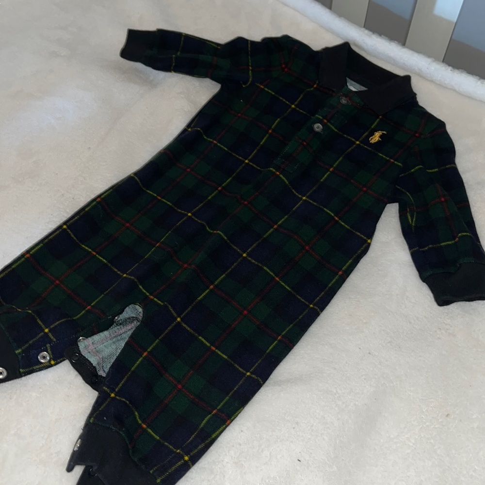 Baby Polo Tarten Mesh Coverall